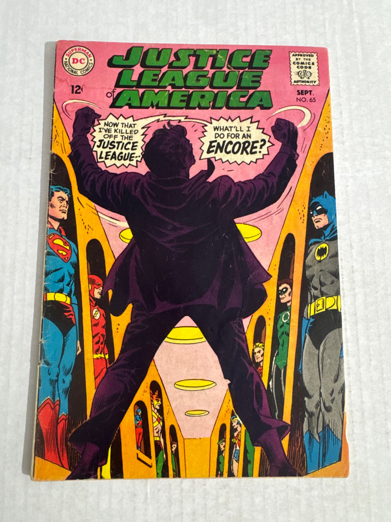 JUSTICE LEAGUE OF AMERICA #65 VG