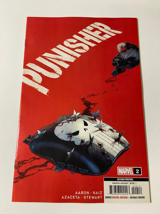 PUNISHER #2 Vol 12 NM 2nd Print Variant