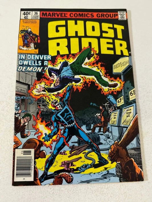 GHOST RIDER #36 VF NEWSSTAND