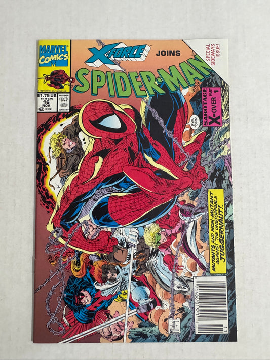 SPIDER-MAN #16 VF Todd McFarlane Cover NEWSSTAND