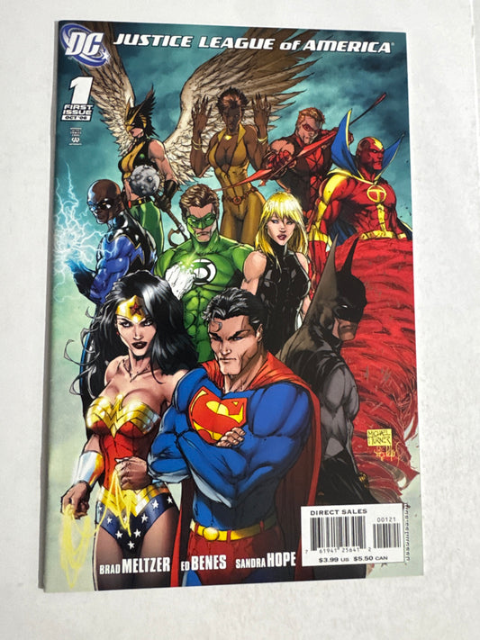JUSTICE LEAGUE OF AMERICA #1 Vol 2 NM Michael Turner Variant
