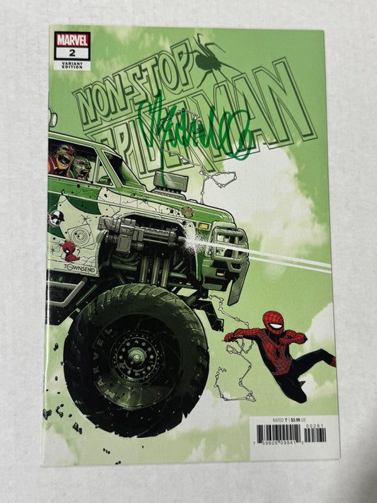 NON-STOP SPIDER-MAN #2 NM 1:25 Chris Bachalo Variant SIGNED