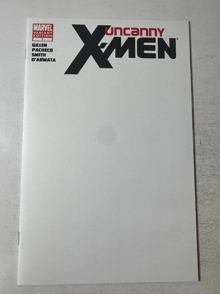 UNCANNY X-MEN #1 Vol 4  NM Blank Variant