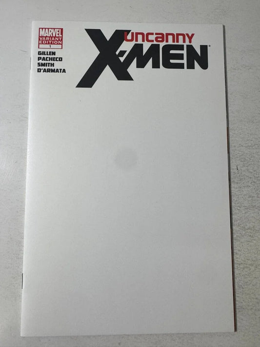UNCANNY X-MEN #1 Vol 4  NM Blank Variant