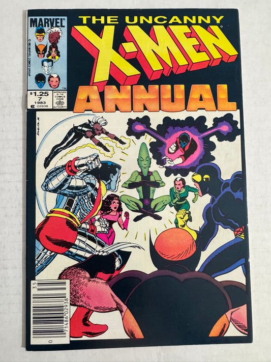 UNCANNY X-MEN ANNUAL #7 VF+ 1983 CANADIAN PRICE VARIANT