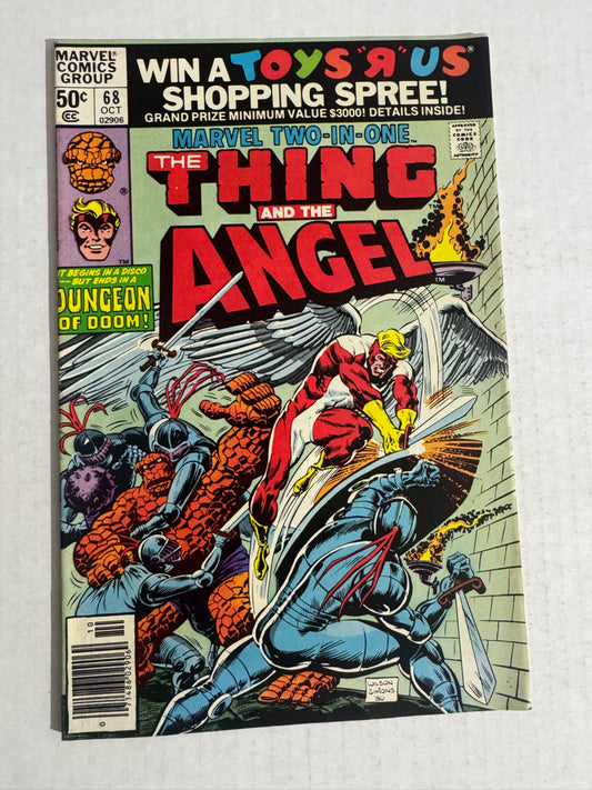 MARVEL TWO-IN-ONE #68 VF+ NEWSSTAND