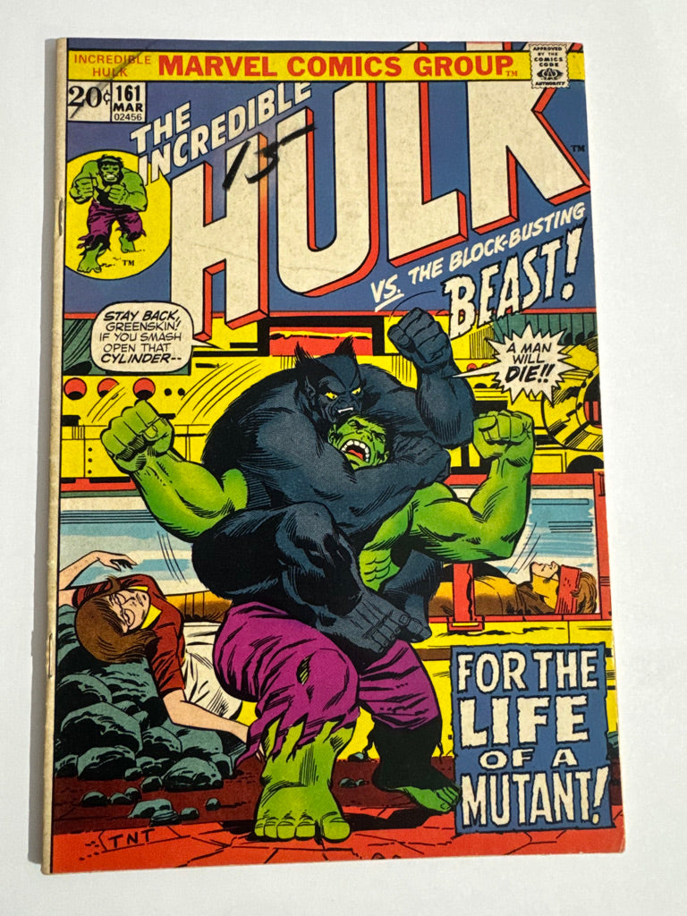 INCREDIBLE HULK #161 VG/FN