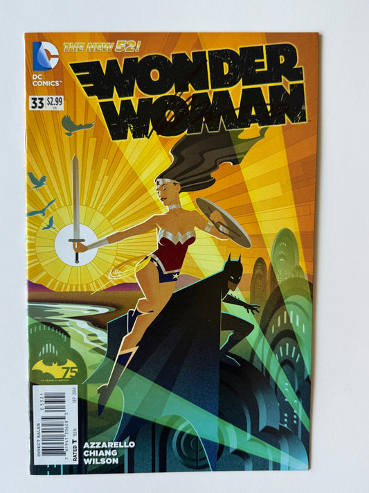 WONDER WOMAN #33 Vol 4 NM Joshua Middleton Variant SIGNED by Brian Azzarello