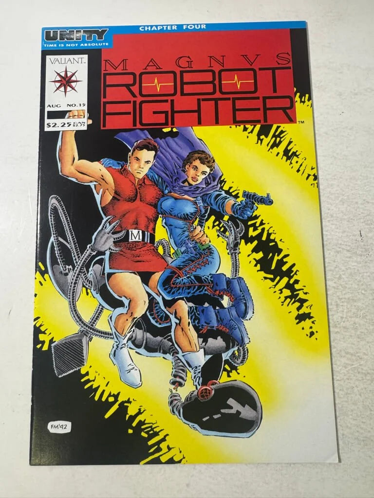 MAGNUS ROBOT FIGHTER #15 NM- Frank Miller Cover