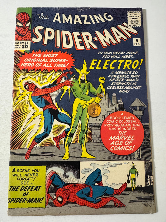 AMAZING SPIDER-MAN #9 GD 1ST APPEARANCE