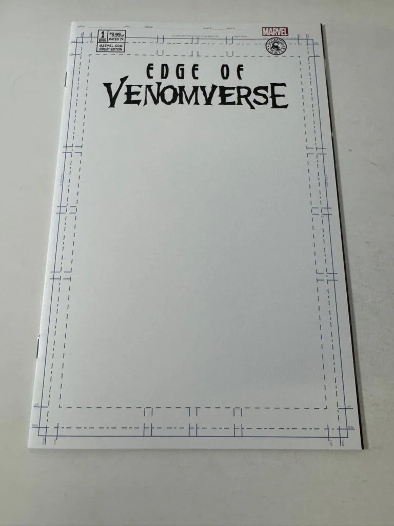 EDGE OF VENOMVERSE #1 NM  Blank Variant Store Exclusive