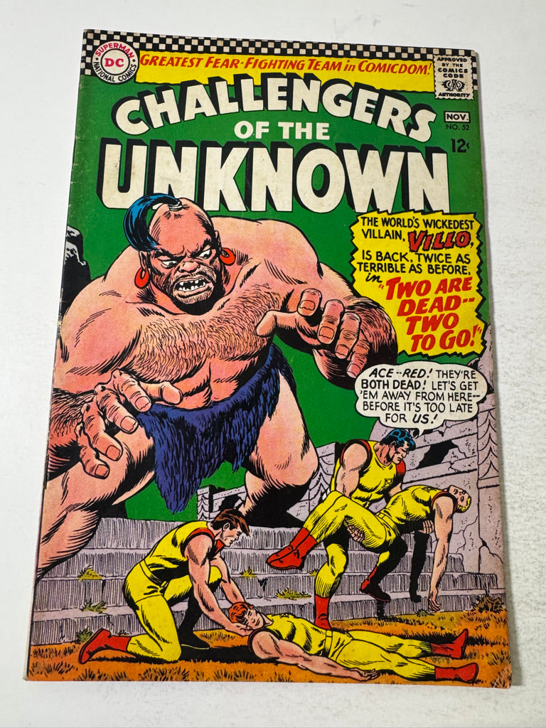 CHALLENGERS OF THE UNKNOWN #52 VG+