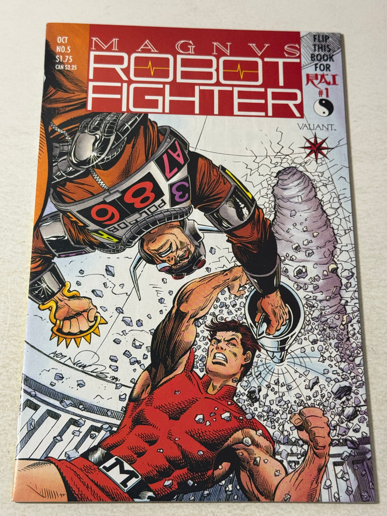MAGNUS ROBOT FIGHTER #5 NM- No Coupon 1ST APPEARANCE