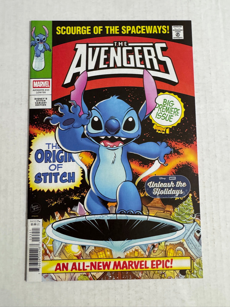 AVENGERS #33 Vol 8 NM Disney Stich Variant