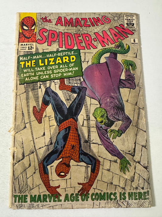 AMAZING SPIDER-MAN #6 FR/GD 1ST APPEARANCE