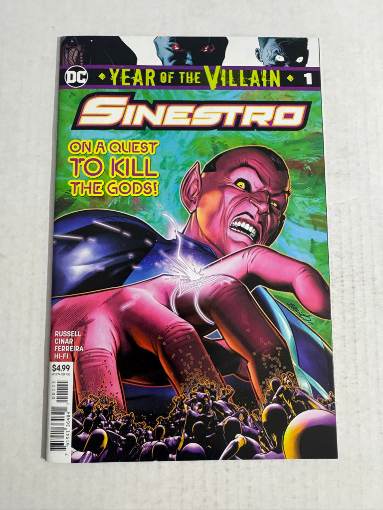YEAR OF THE VILLAIN SINESTRO #1 NM