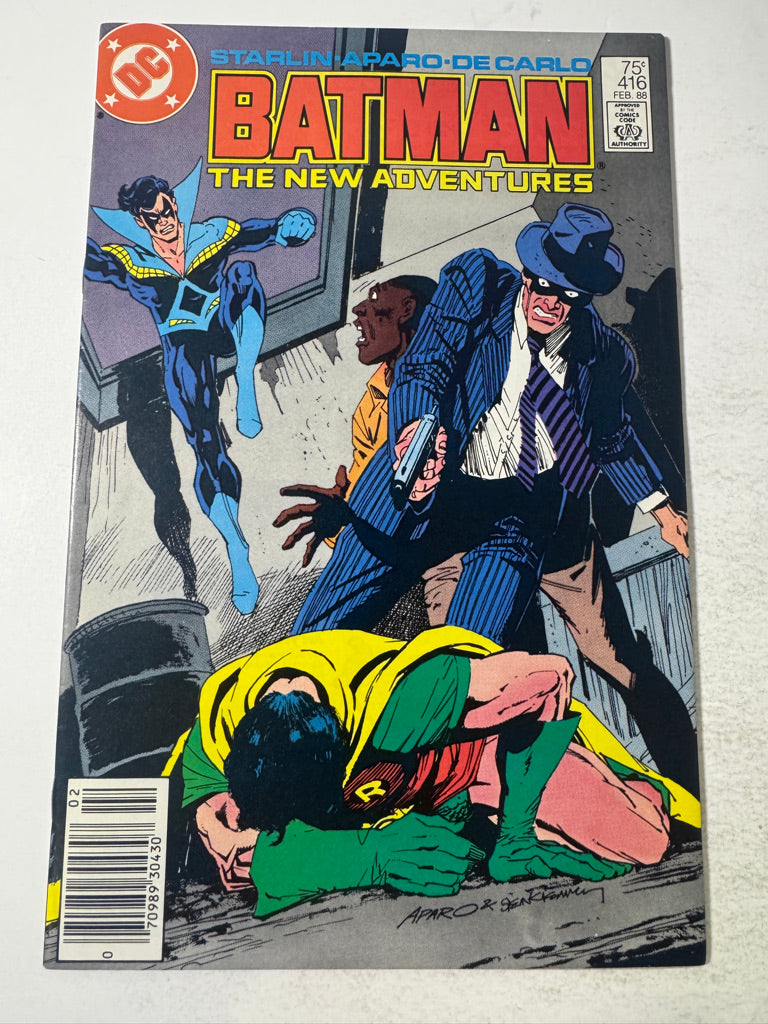 BATMAN #416 VF+ Bill Sienkiewicz Cover NEWSSTAND