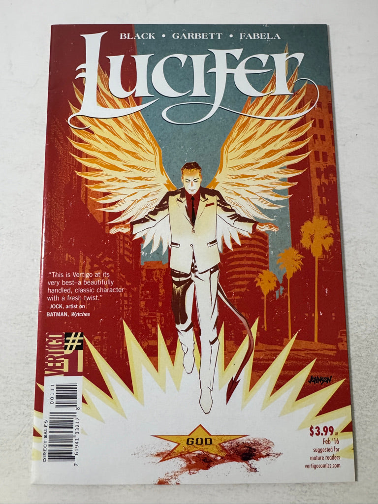 LUCIFER #1 Vol 2 NM  Dave Johnson Cover