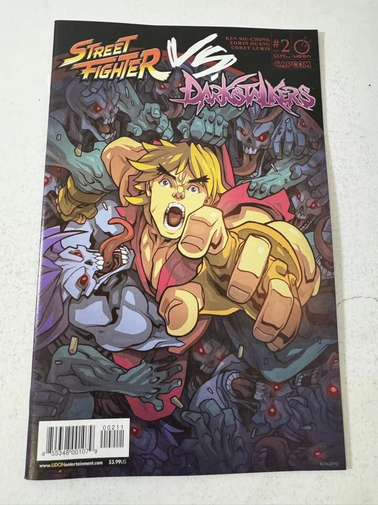 STREET FIGHTER VS DARKSTALKERS #2 NM-