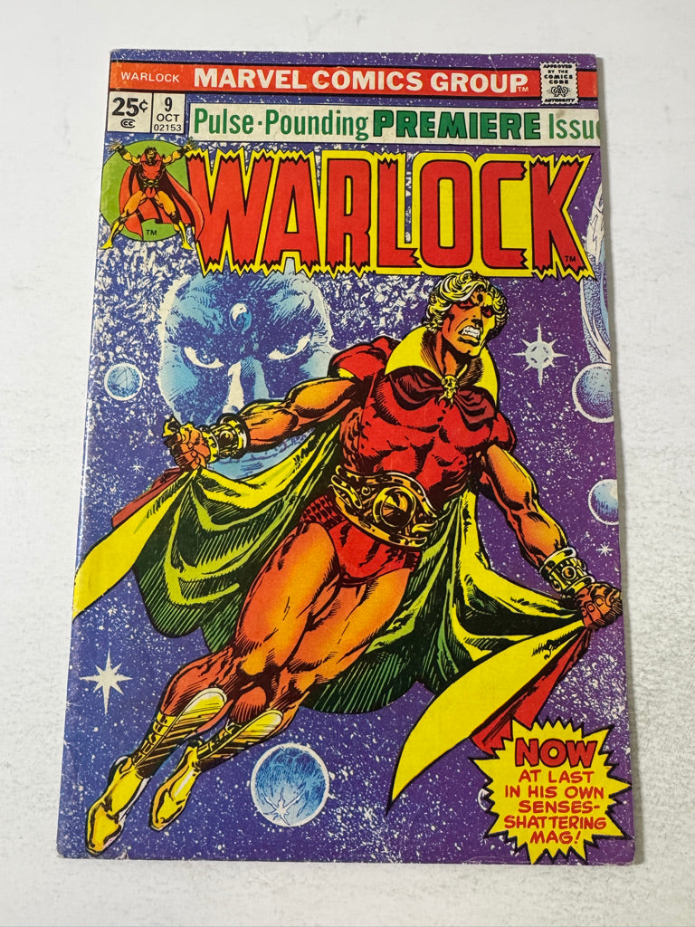 WARLOCK #9 VG+ Jim Starlin Cover