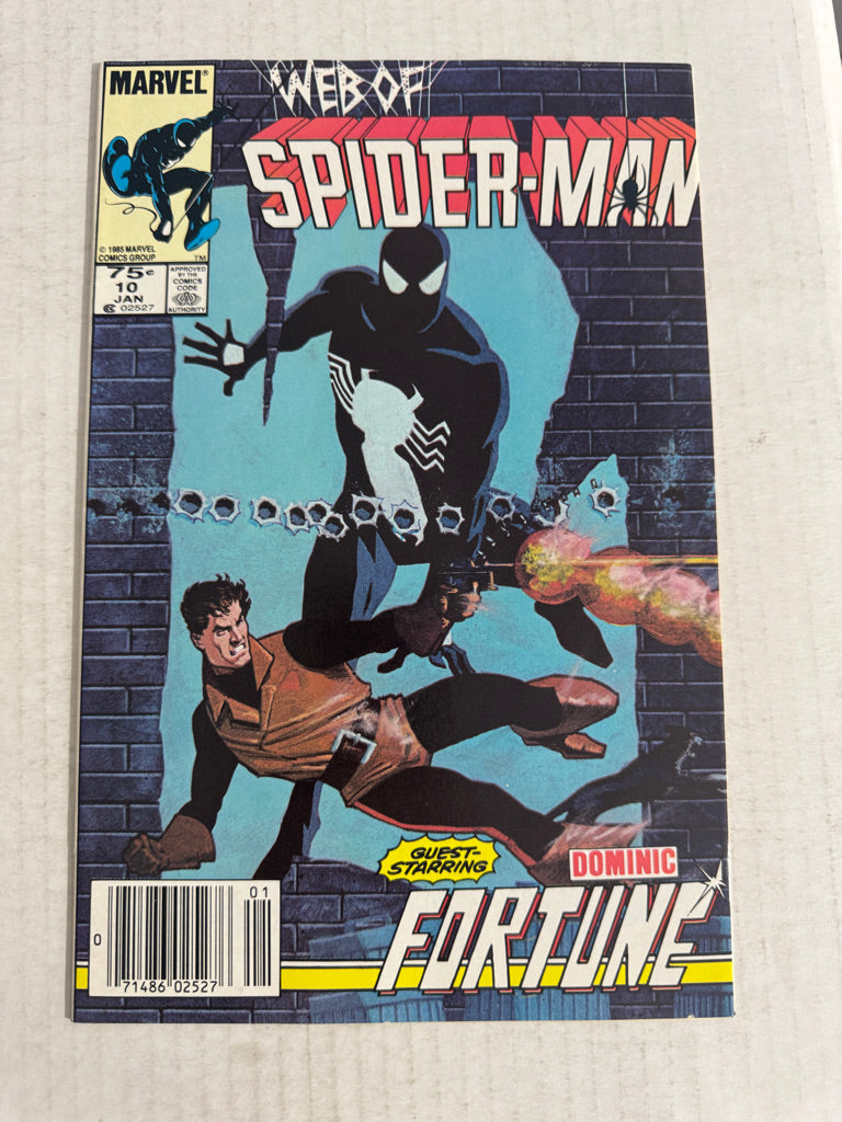 WEB OF SPIDER-MAN #10 NM- Howard Chaykin Cover CANADIAN PRICE VARIANT