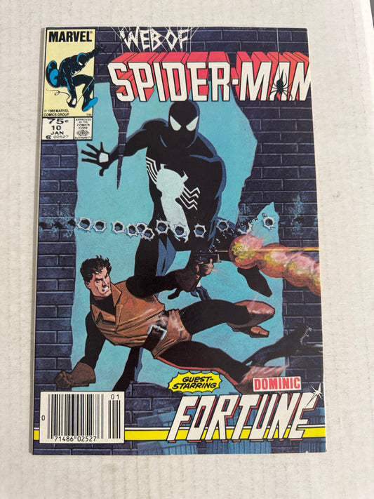 WEB OF SPIDER-MAN #10 NM- Howard Chaykin Cover CANADIAN PRICE VARIANT