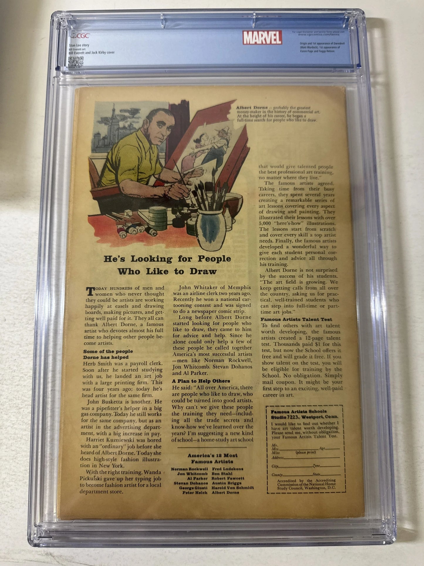 DAREDEVIL #1 CGC 3.5 1ST APPEARANCE