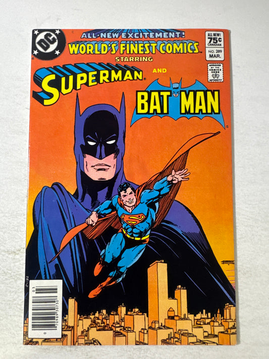 WORLD'S FINEST COMICS #289 VF/NM CANADIAN PRICE VARIANT