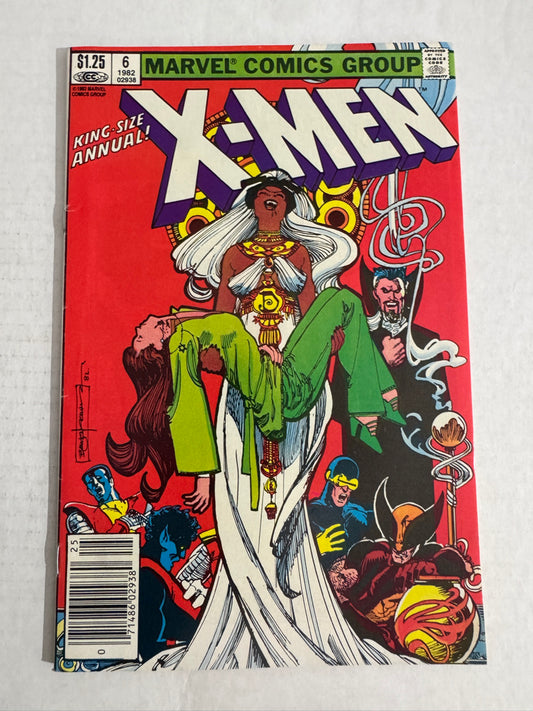 X-MEN ANNUAL #6 1982  Bill Sienkiewicz Cover CANADIAN PRICE VARIANT