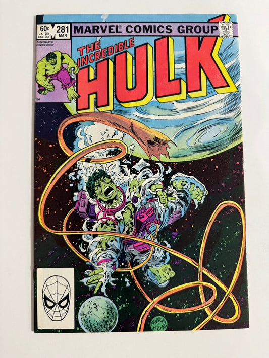 INCREDIBLE HULK #281 NM-