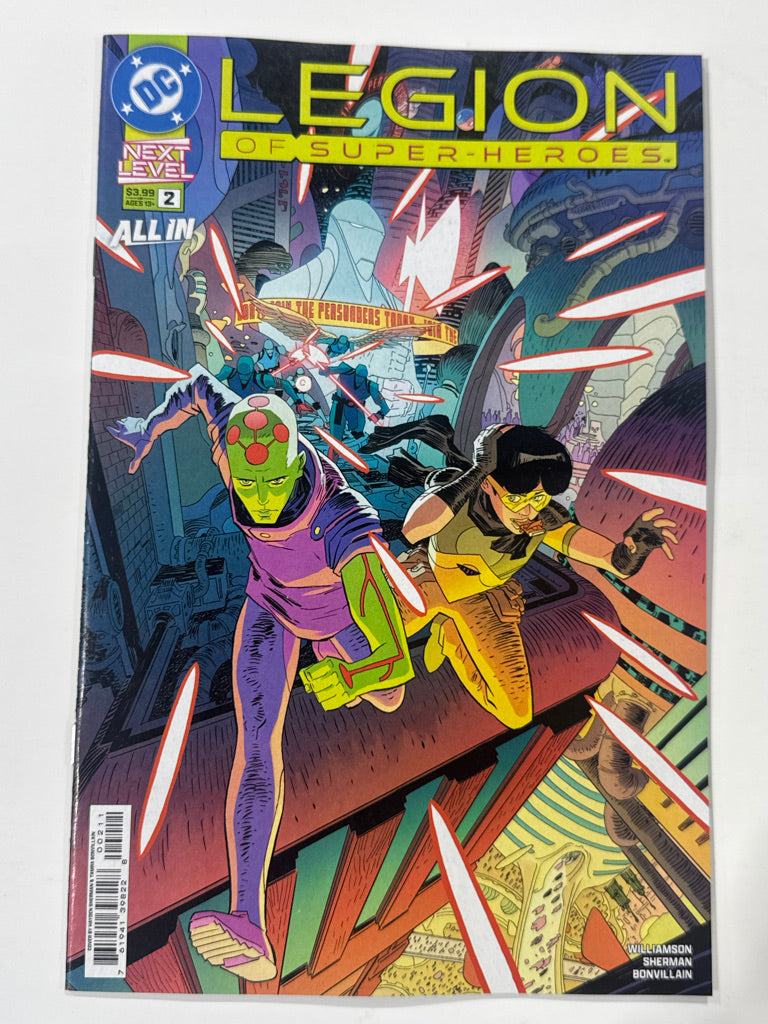 LEGION OF SUPER-HEROES #2 Vol 9 NM Hayden Sherman Cover