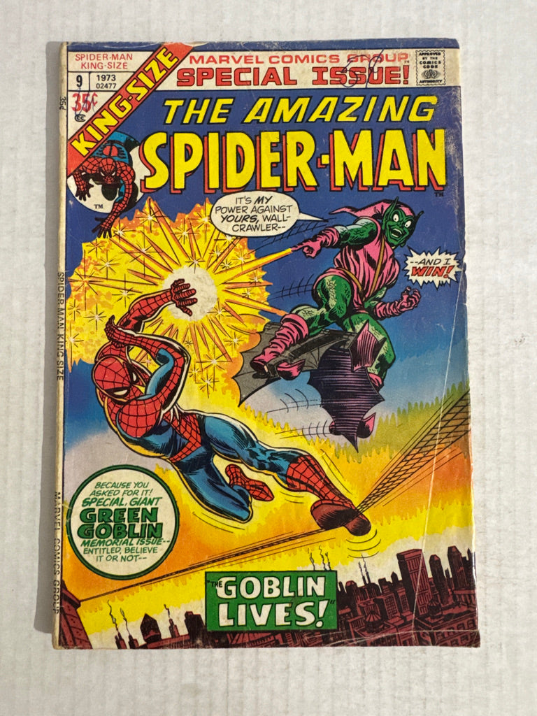 AMAZING SPIDER-MAN KING-SIZE SPECIAL ANNUAL #9 GD+