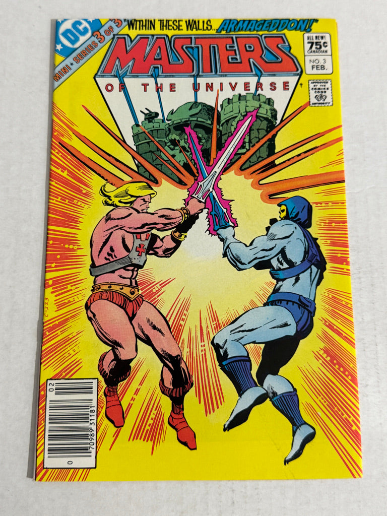 MASTERS OF THE UNIVERSE #3 NM CANADIAN PRICE VARIANT