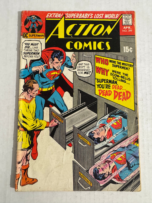 ACTION COMICS #399 GD Neal Adams Cover