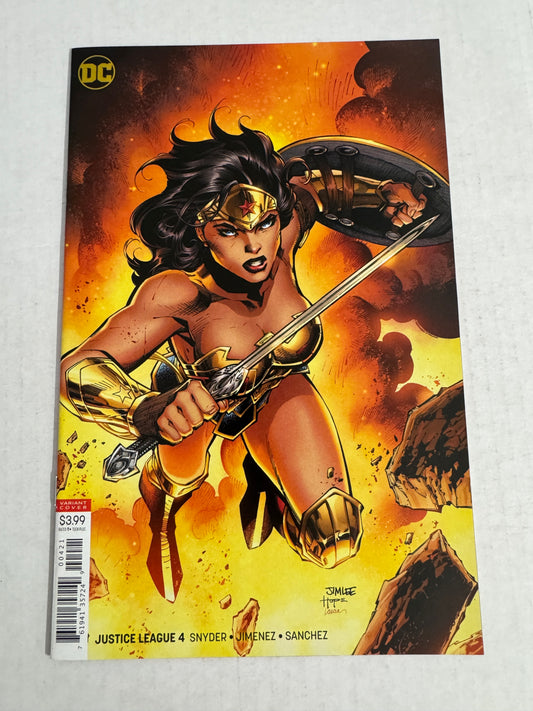 JUSTICE LEAGUE #4 Vol 4 NM Jim Lee Variant