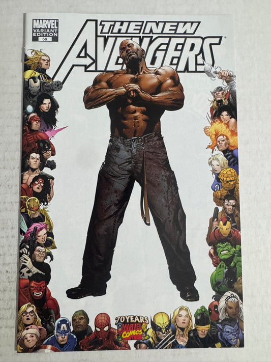 NEW AVENGERS #56 Vol 2 NM- 1:10 Luke Cage Anniversary Variant