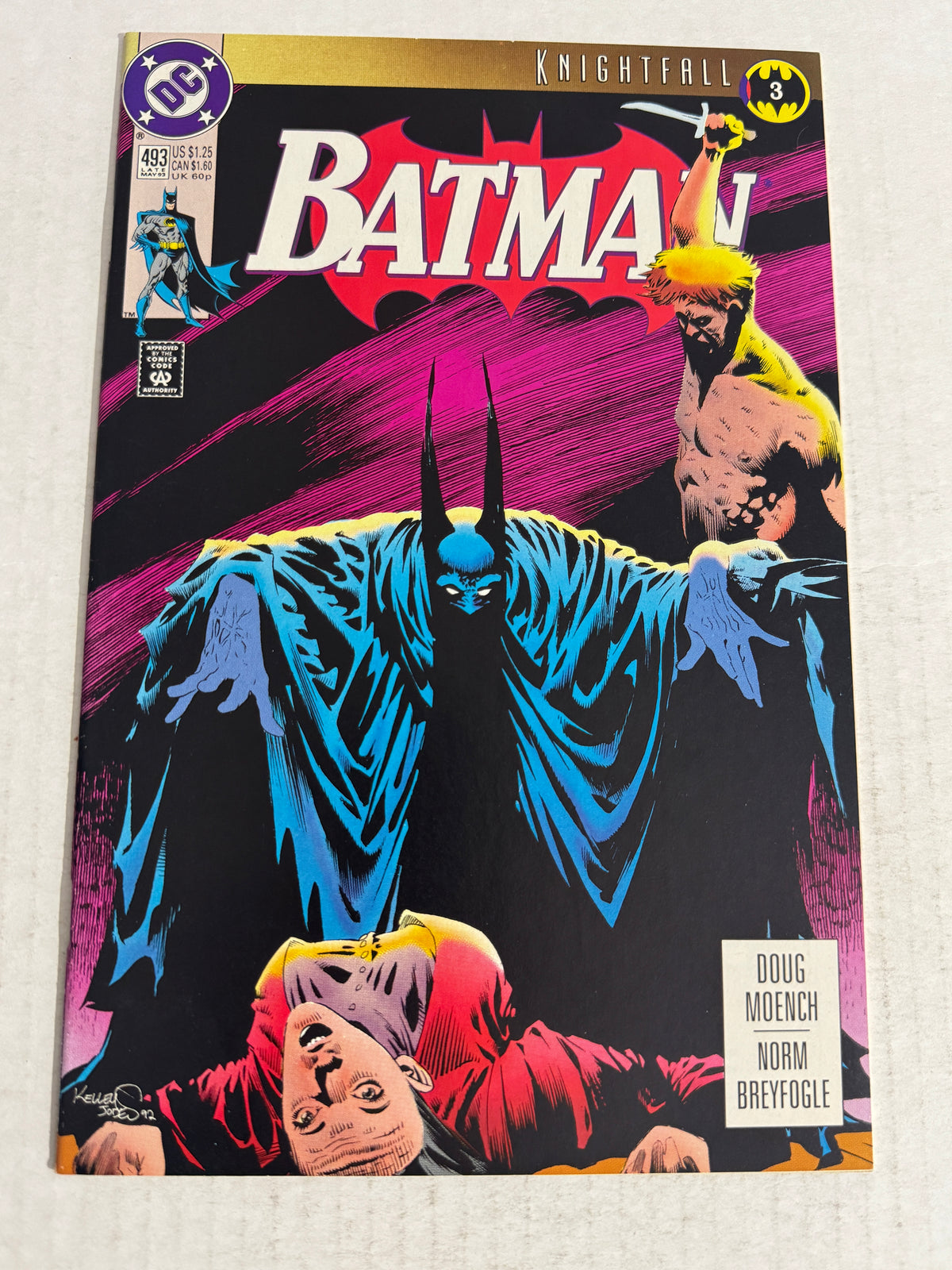 BATMAN #493 NM Kelley Jones Cover