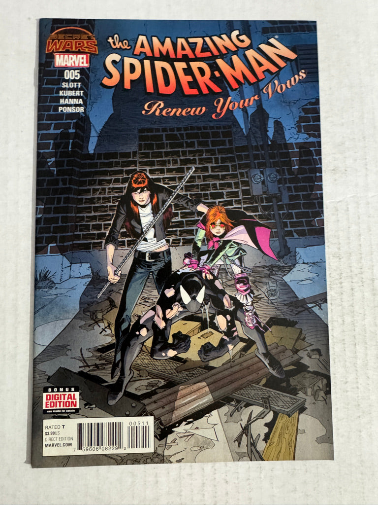AMAZING SPIDER-MAN RENEW YOUR VOWS #5 NM Adam Kubert Cover