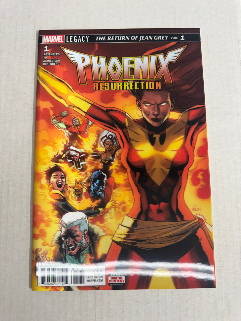 PHOENIX RESURRECTION #1 NM Leinil Yu Lenticular Cover