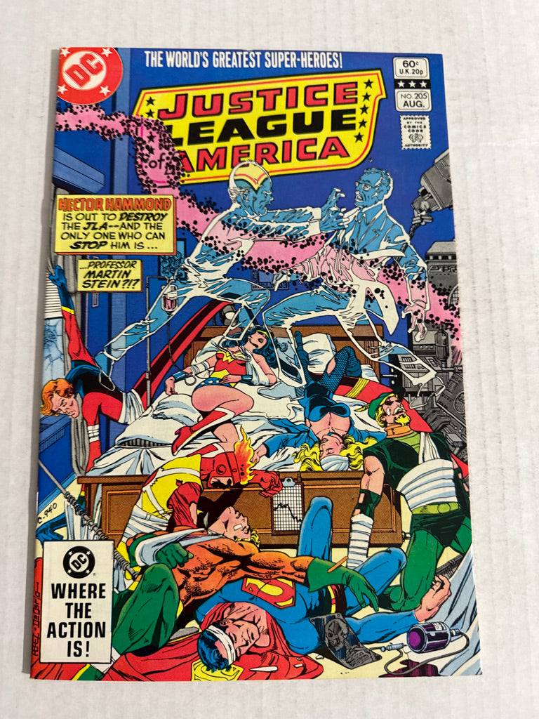 JUSTICE LEAGUE OF AMERICA #205 NM- George Perez Cover