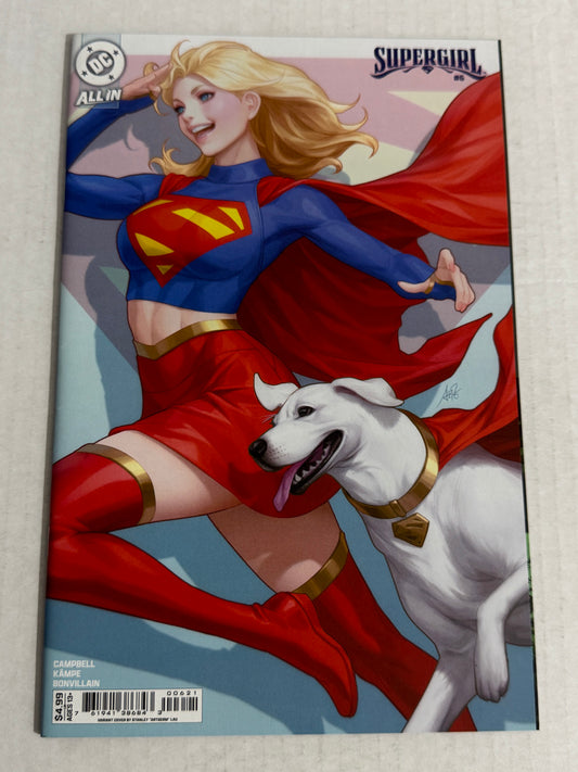 SUPERGIRL #6 Vol 8 NM Artgerm Variant