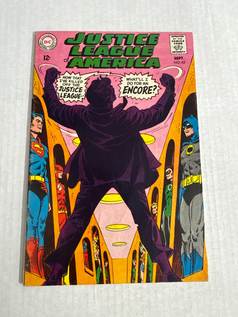 JUSTICE LEAGUE OF AMERICA #65 VG/FN