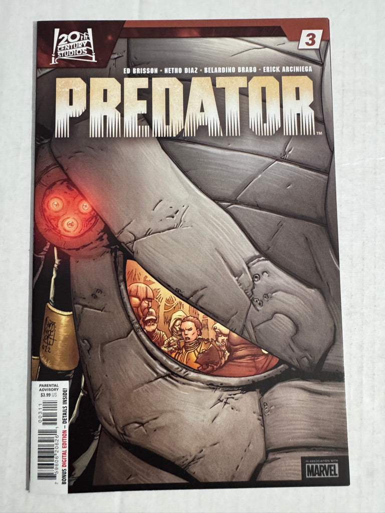 PREDATOR #3 Vol 2 NM Camuncoli Cover