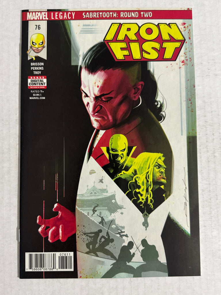 IRON FIST #75 VF/NM Jeff Dekal Cover