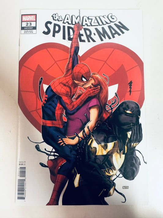 The Amazing Spider-Man #23 NM 1:25 Taurin Clarke Variant