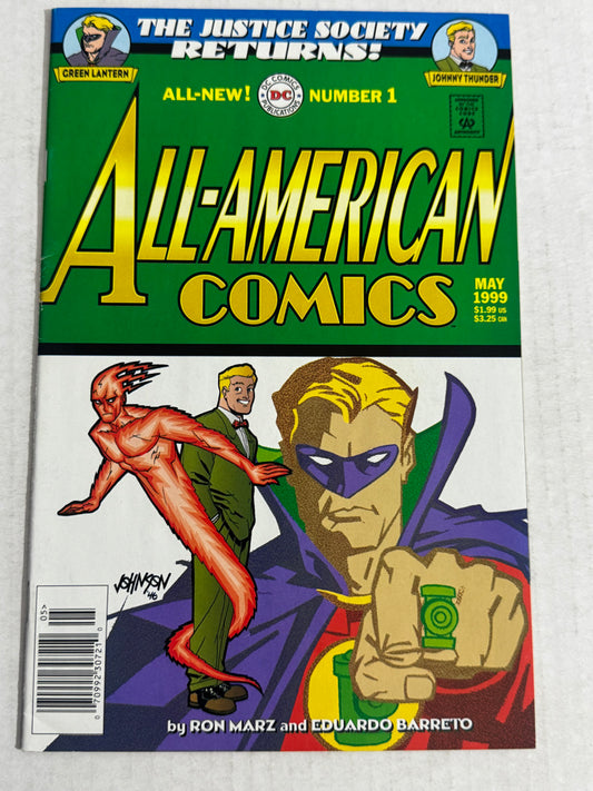 ALL-AMERICAN COMICS #1 VF+ Dave Johnson Cover NEWSSTAND