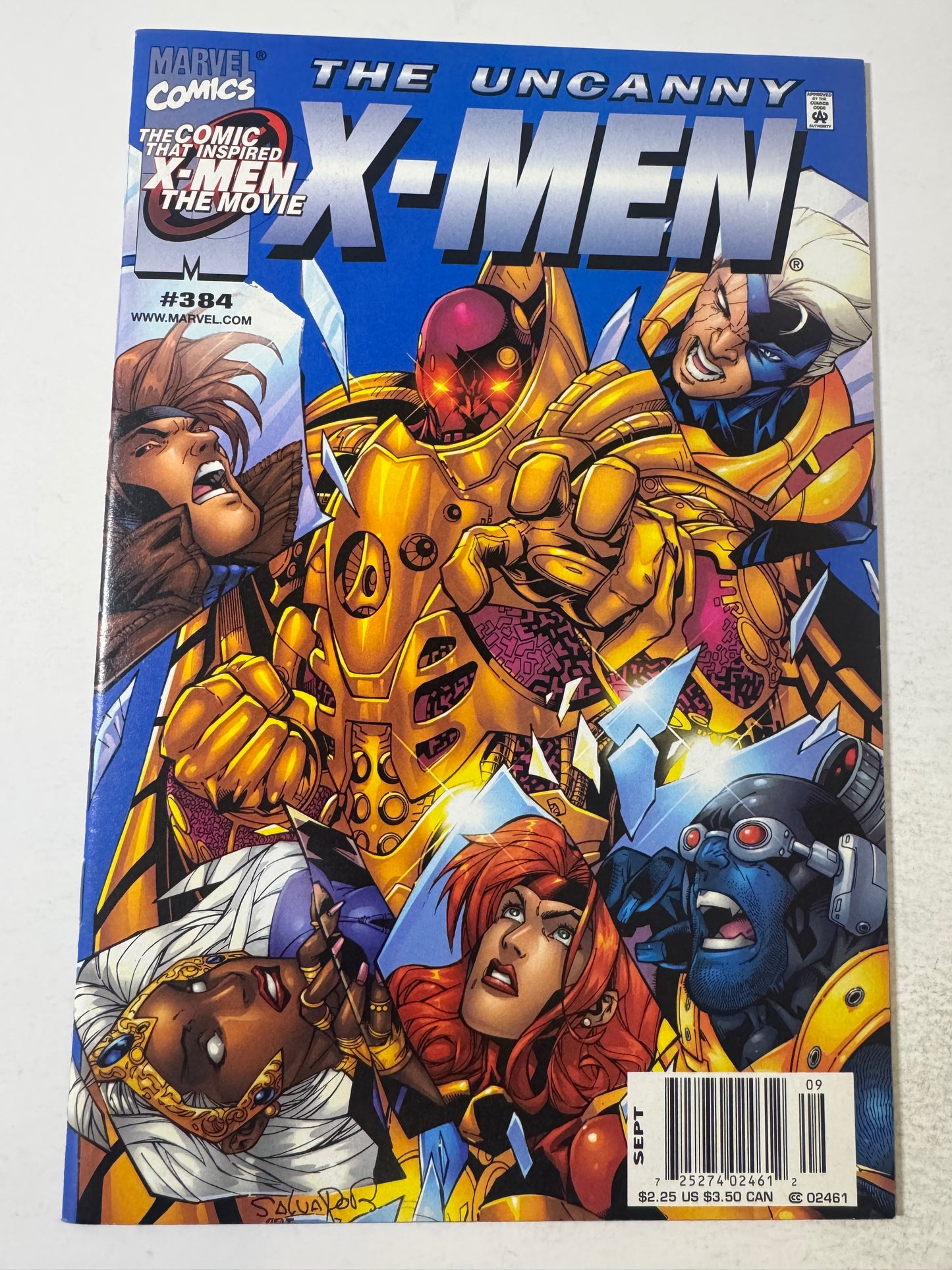 UNCANNY X-MEN #384 NM- NEWSSTAND