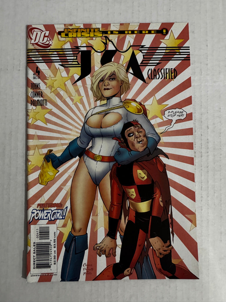 JSA CLASSIFIED #4 NM- Amanda Conner Cover