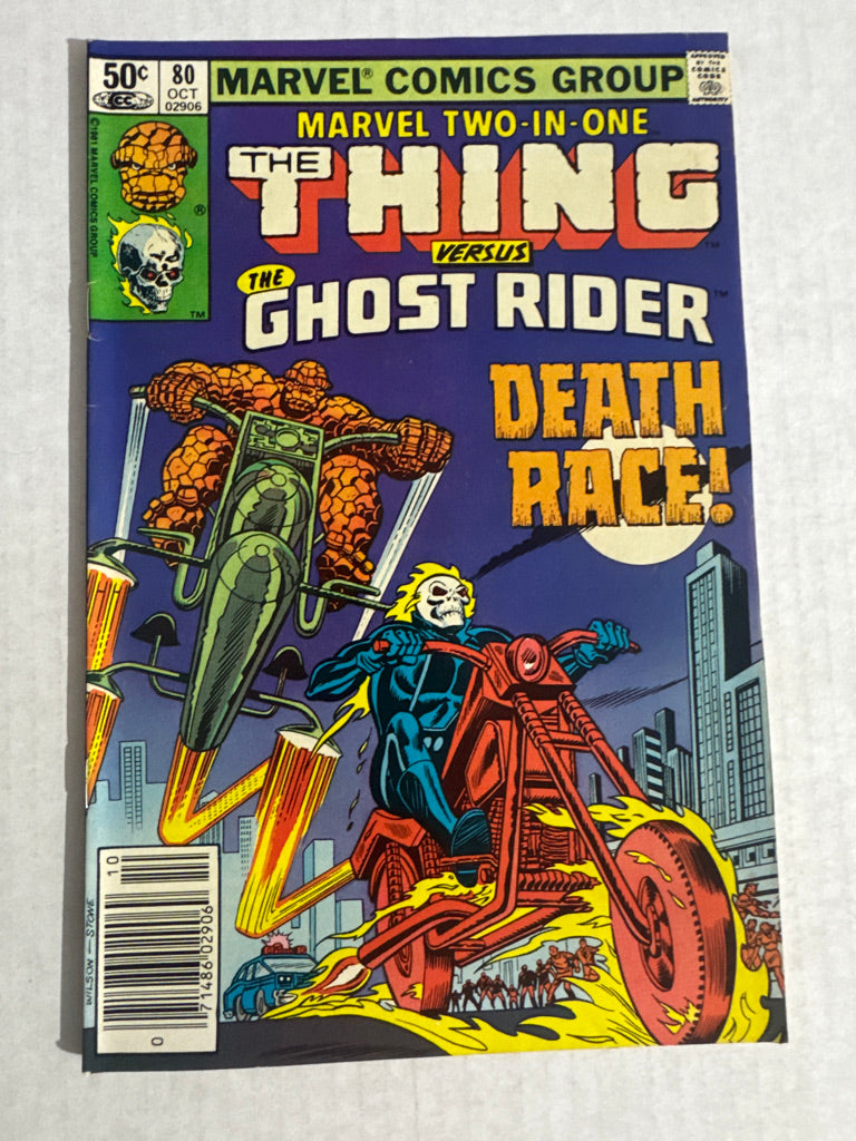 MARVEL TWO-IN-ONE #80 FN/VF NEWSSTAND