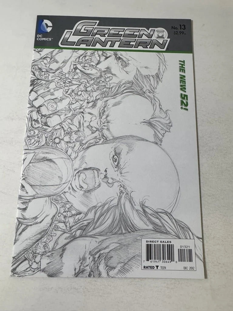 GREEN LANTERN #13 Vol 5 NM 1:25 Sketch Wrap Variant
